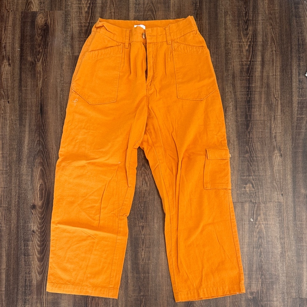 Orange Cargo Pants